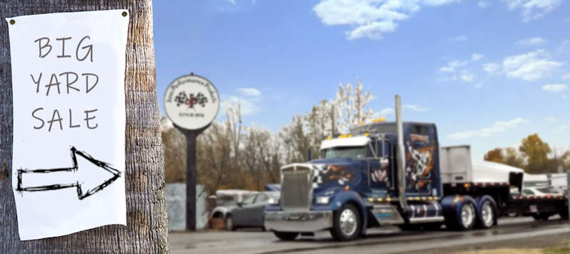 Yard Sale on used and blem truck parts