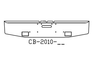120-CB-2010-03 Aftermarket, Fits Freightliner Classic Bumper 18" Tall 1984 to 1999