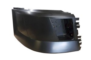 181-0RH-PTS-16 Aftermarket, Fits 2004 to 2015 Volvo VN VNL Right Bumper End With Fog Light