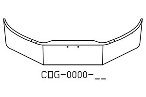 120-COG-0000-15 Aftermarket, Fits Freightliner Business Class M2 106 Bumper 13" Tall