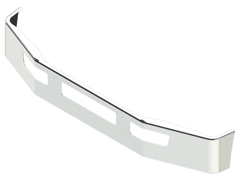 110-BJ-0011-15 - Aftermarket, Fits 2005 to 2015 Ford F650 Superduty SBA Bumper, 13" Tall - Image 2