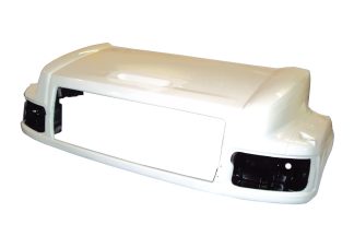 JP-G07 Aftermarket, Fits GMC C4500 C5500 Hood Dual Headlight 2001 to 2009