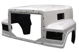 JP-F02 Aftermarket, Fits Ford LTL Hood with Quad Headlights 1982 to 1997