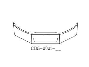 120-COG-0001-15 Aftermarket, Fits Freightliner Business Class M2 106 Bumper 13" Tall