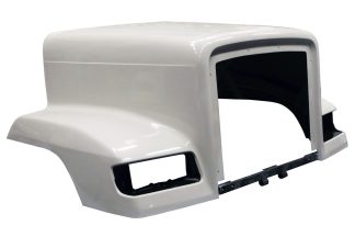 JP-FL03 Aftermarket, Fits Freightliner FLD120 Hood SBA 1988 and newer