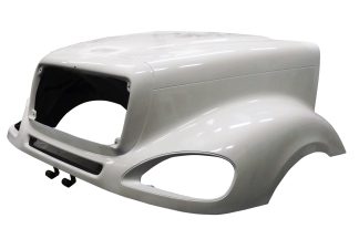 JP-FL19 Aftermarket, Fits Freightliner Columbia Hood 120" BBC 1 Piece Design