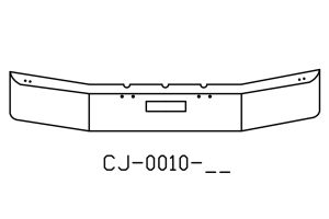 120-CJ-0010-04 Aftermarket, Fits Freightliner FLD120 Bumper 12" tall
