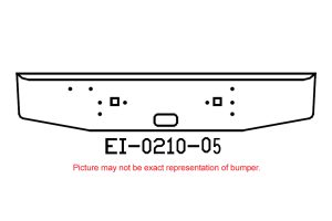 160-EI-0210-05 Aftermarket, Fits International COE 9670, 9370, 9300 Bumper 16" Tall