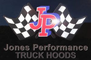 JP-LOGOB Jones Performance Products Logo Decal Sticker - Black Text