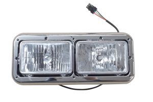 340-499-417520i Aftermarket Kenworth Upgrade Headlight Assembly Rectangular W/Bezel RH