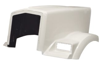 JP-K11 Aftermarket, Fits Kenworth T800 Hood With Split Fender Curved Cowl 1995 to 2006
