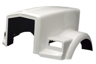 JP-K04 Aftermarket, Fits Kenworth T800A Hood with Straight Cowl 1986 and newer