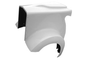 JP-K28K Aftermarket, Fits Kenworth W900L Aero Raptor Cowl Induction Shaved Headlights Metton Replacement Truck-Rodz Hood