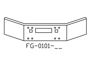 140-FG-0101-25 Aftermarket, Fits Kenworth T800 Bumper 14" Tall 1986 to 2003 Square Open End, with toe and step holes