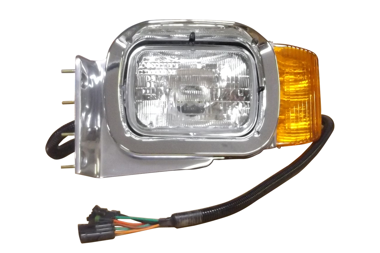 370-ETC1L Reconditioned Peterbilt Pod Style Headlight Assembly - Left Side