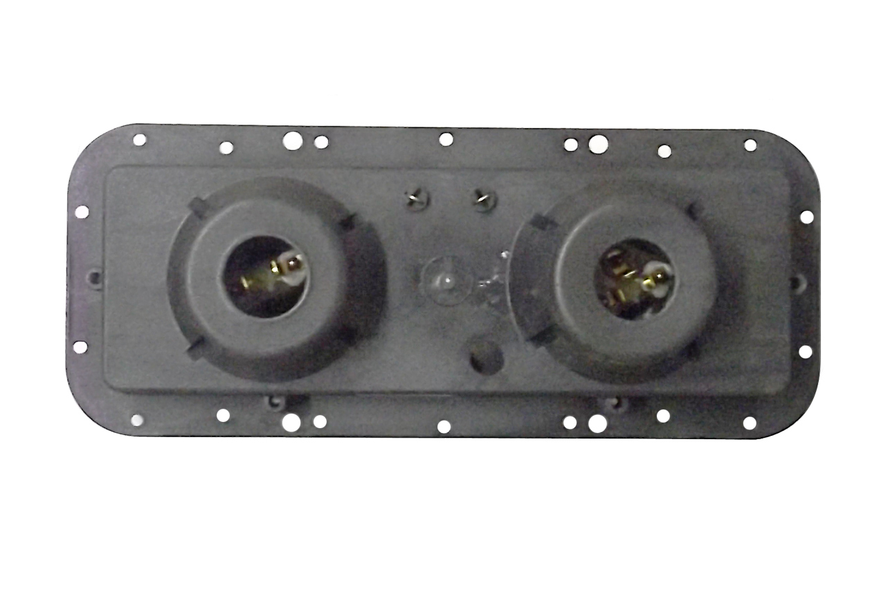 370-499-411014i Aftermarket Peterbilt Dual Rectangular Headlight Pod Assembly With No Cables Right Side - Image 2