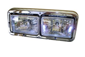 320-499-417538i Aftermarket Upgrade Headlight Assembly Rectangular Right Side