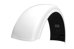 JP-P354L Aftermarket, Fits Peterbilt 378 Picket American Classic Custom Fender (Also JP 379 hoods only) - LEFT HAND