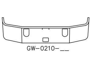 2007 and newer Mack CXN613 CXP613 bumper - GW-0210-14