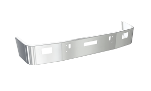 120-0278SSC FREIGHTLINER BUMPER FLD 112 SBA 00-03, FLD 120 SBA 00-07 STAINLESS STEEL ALUMINUM