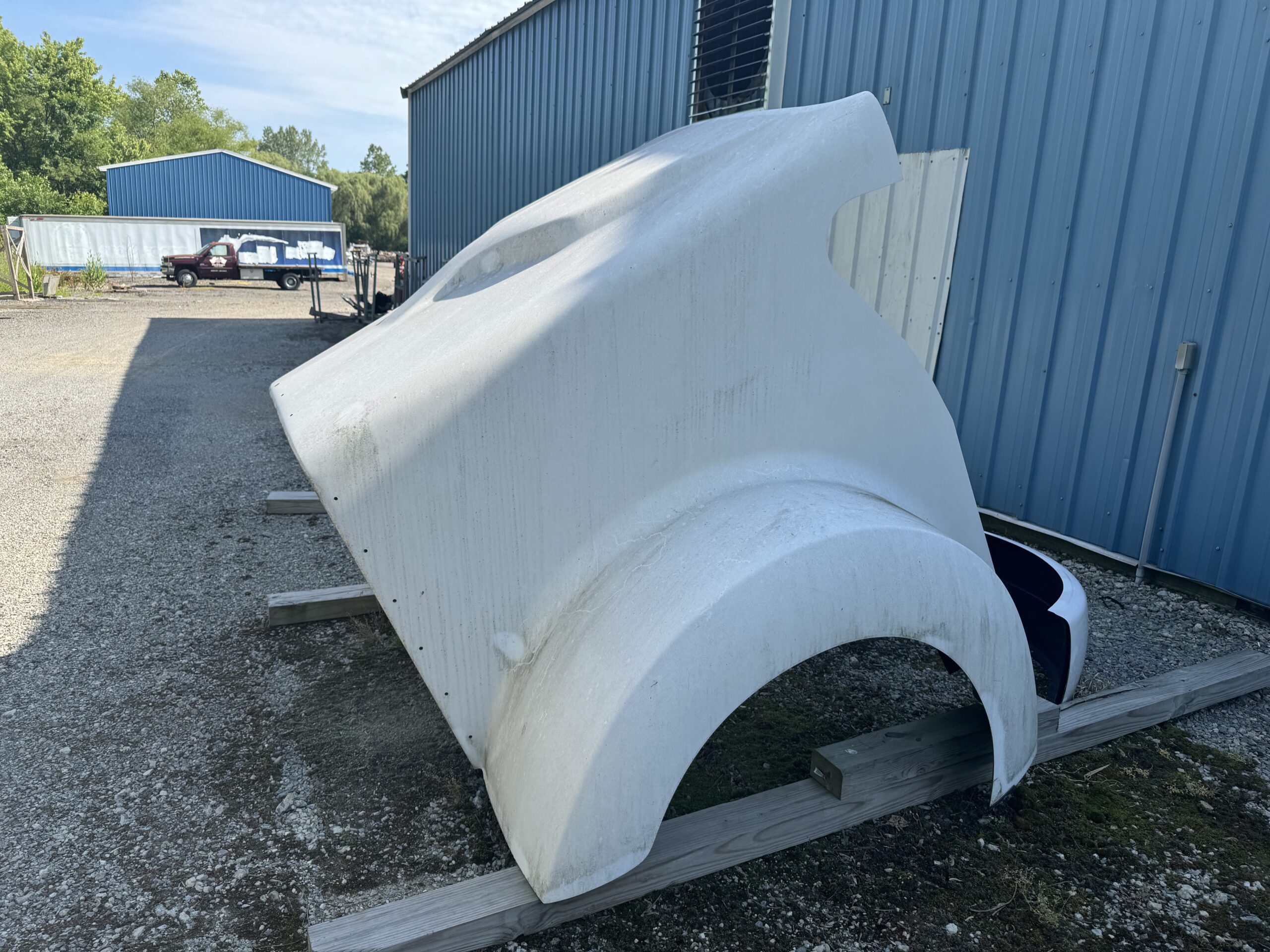 BLEM JP-K22K Aftermarket, Fits Kenworth W900L Aero Raptor Ram Air Truck-Rodz Hood 097794