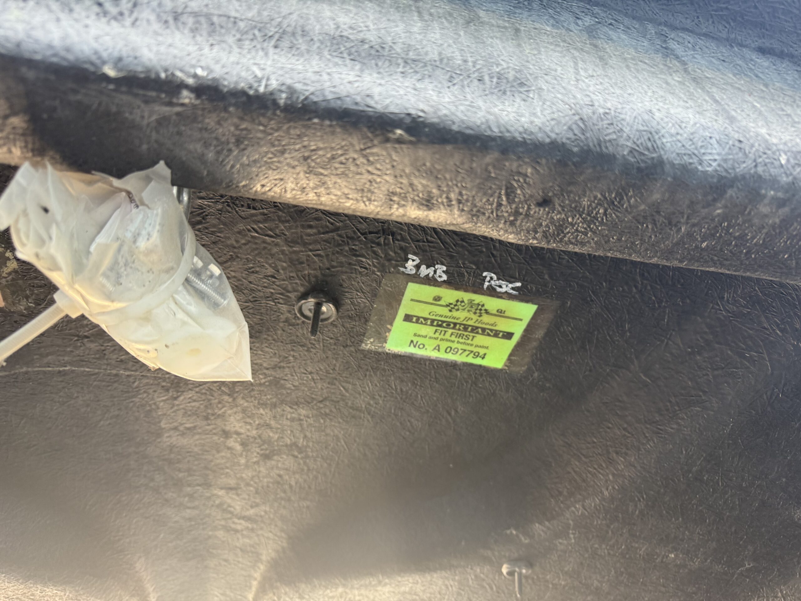 BLEM JP-K22K Aftermarket, Fits Kenworth W900L Aero Raptor Ram Air Truck-Rodz Hood 097794 - Image 3